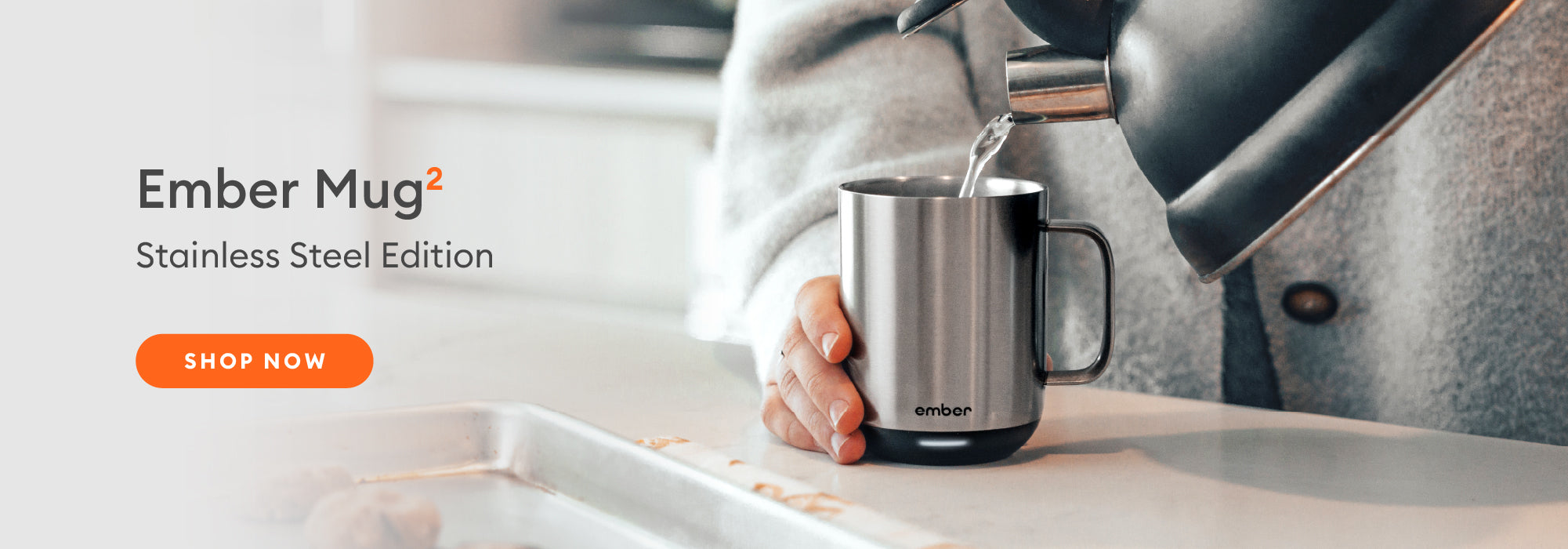Stainless Steel Ember Mug2 10 oz.
